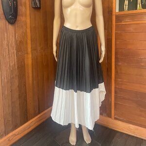 Ulla Johnson Black and White High Low Skirt